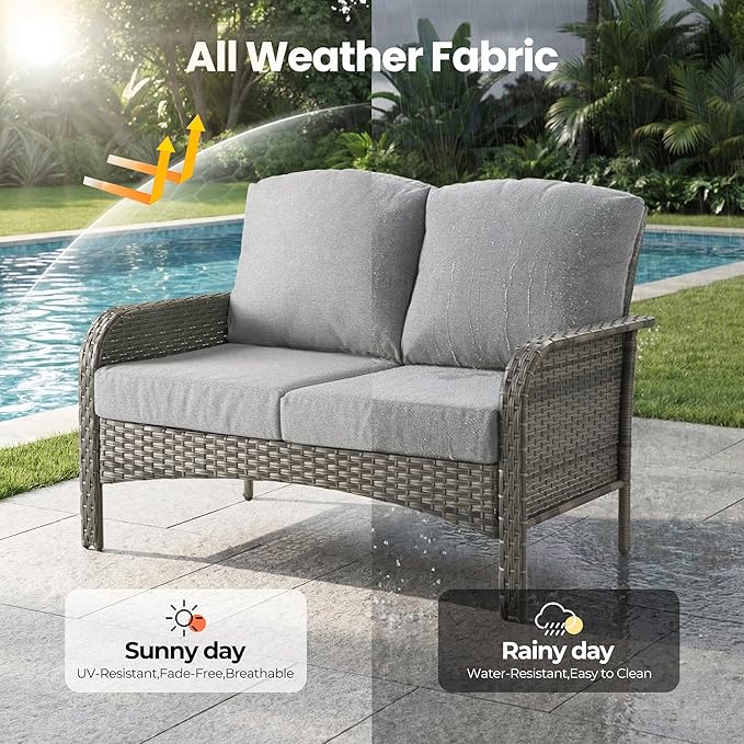 Weaxty 8 Pieces Outdoor Patio Furniture Sets