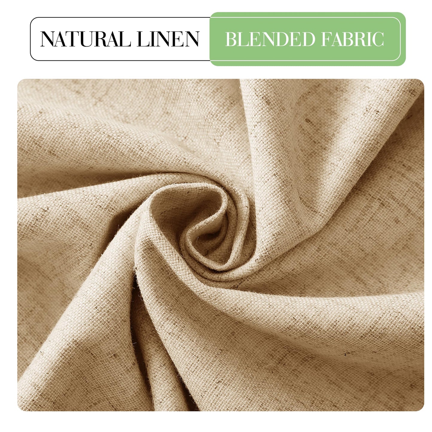 KGORGE Classroom Door Window Curtain, 100% Blackout Total Privacy Linen Blended French Door Curtain Effortless Self-Ahensive Window Blinds for Clinic Hospital, W12 x L40 inch, Camel, 1 Panel