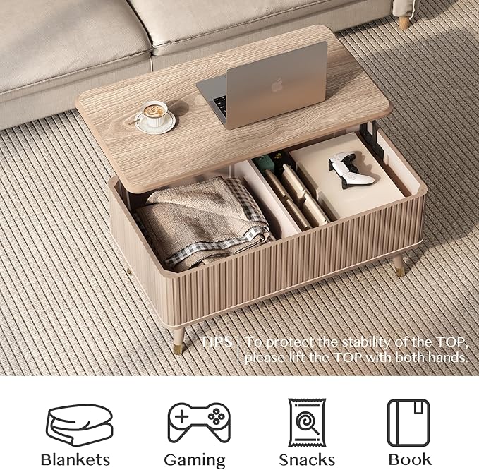 JOINICE Lift Top Coffee Table
