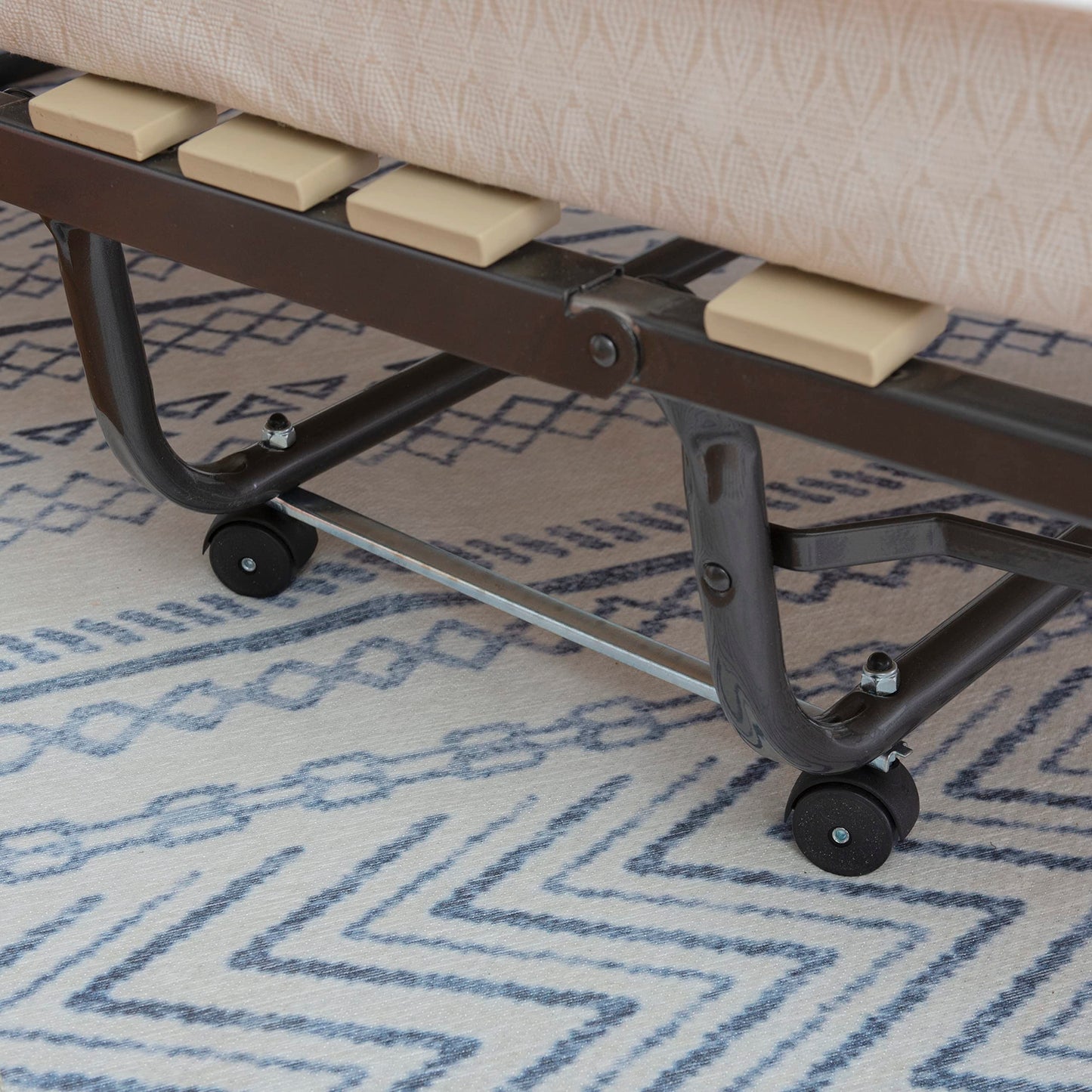 Linon Home Dcor Linon Memory Foam Luxor Folding Bed, Twin, Beige