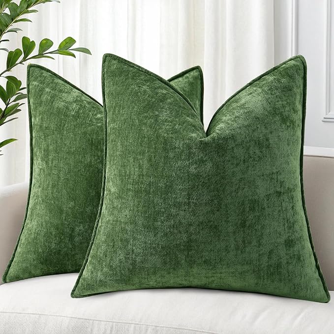 decorUhome Summer Couch Throw Pillow Covers 20x20 Set of 2, Decorative Soft