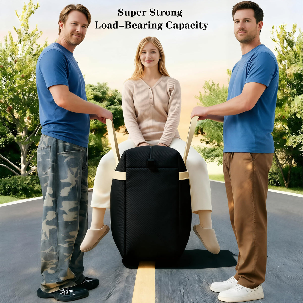 MKOSQC 2 Pack Heavy Duty Moving Storage Bags with Reinforced Handles