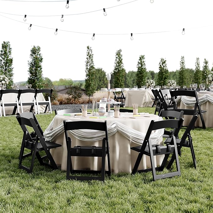 Flash Furniture Hercules Set of 2 Kids Black Resin Folding Chairs