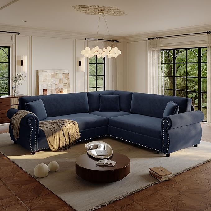 88.2" Sectional Sleeper Sofa