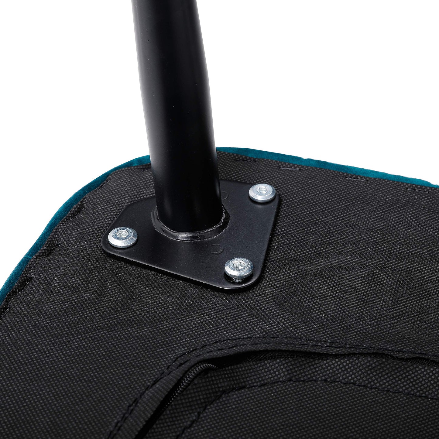 BIRDROCK HOME Tufted Curve Ottoman Velvet Foot Stool - Modern Upholstered Padded Footrest for Living Room or Bedroom - Small Cushioned Accent Chair for Couch, Sofa, or Lofted Seating (Teal)