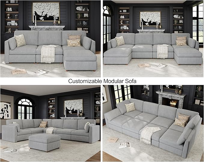 150'' Oversized Modular Sectional Sofa