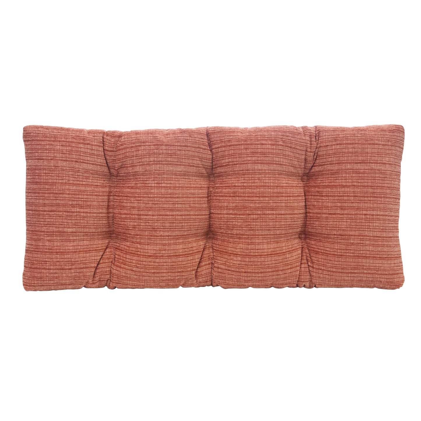 Klear Vu The Gripper Non-Slip Tufted Bench Cushion for Indoor Furniture, Assembled in USA, Entryway Storage, Bay Window, Corner Nook or Piano Seat, 33 Inches, Chenille Clay