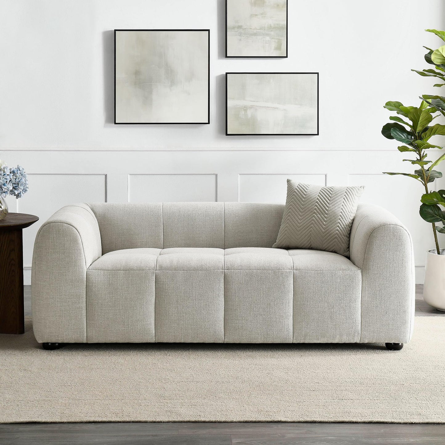 Modway Liana Love Seats, Linen