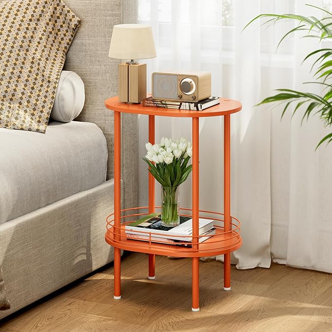 Small Modern Oval Side Table