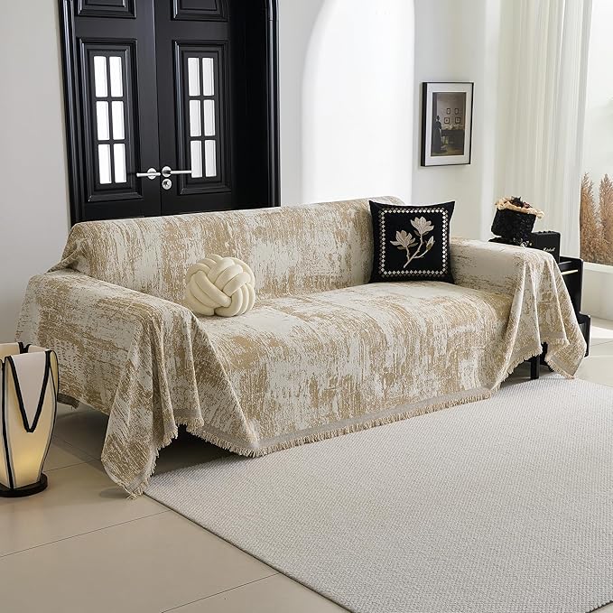 MYSKY HOME Couch Cover for Dogs Washable Couch Sofa Protector for Loveseat Sofa