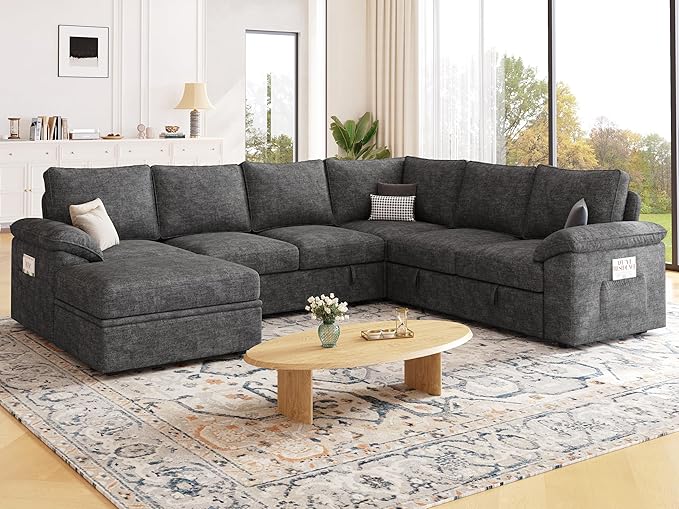 108 Inch Sectional Sleeper Sofa