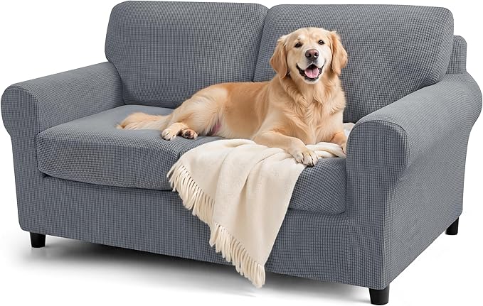SUBRTEX 5 Pieces Stretch Sofa Slipcover Sets Couch Cover Sets Backrest Cushion