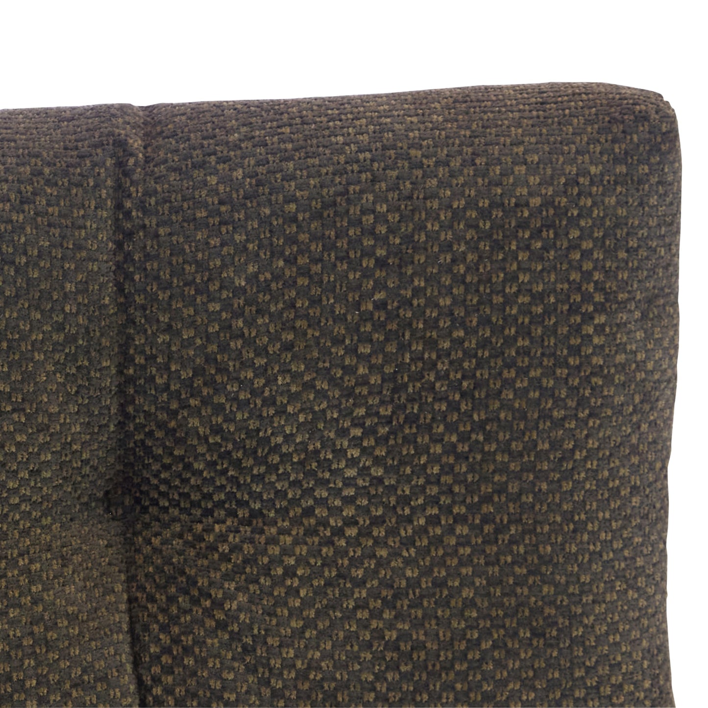 Klear Vu The Gripper Non-Slip Tufted Bench Cushion for Indoor Furniture, Assembled in USA, Entryway Storage, Bay Window, Corner Nook or Piano Seat, 30 Inches, Chenille Dark Brown