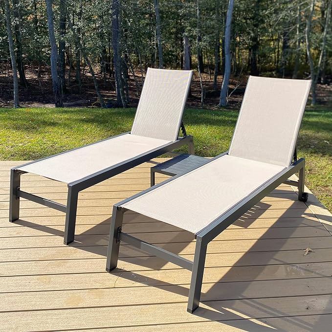 PURPLE LEAF Outdoor Chaise Lounge
