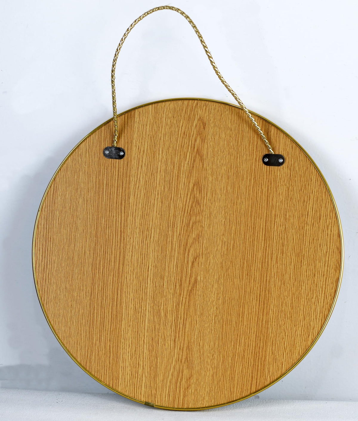 YCHMIR 11.8-inch Small Round Wall Mirror, Gold Bathroom Mirror