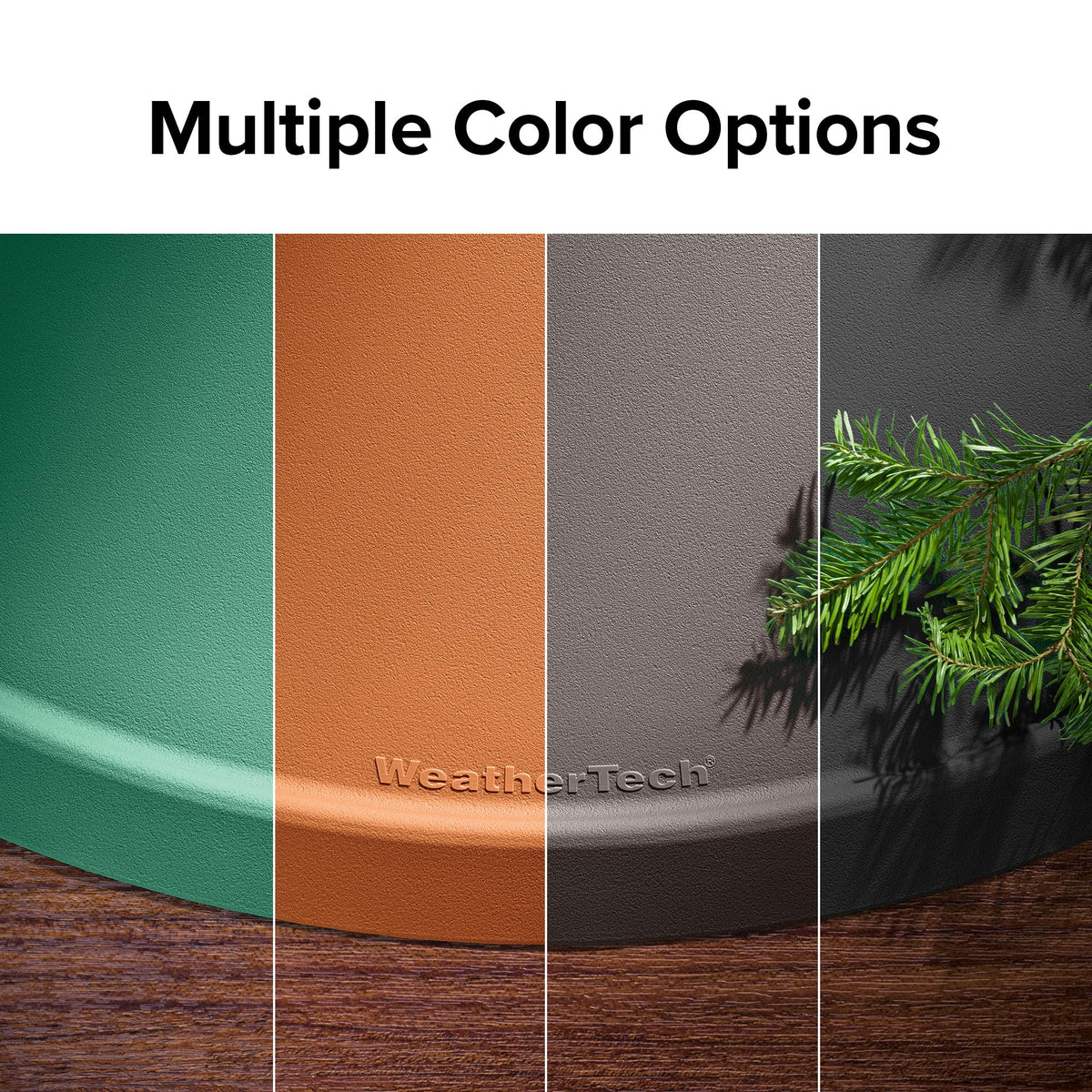 WeatherTech Christmas Tree Mat - Heavy-Duty Christmas Tree Mat Floor Protector (Cocoa)