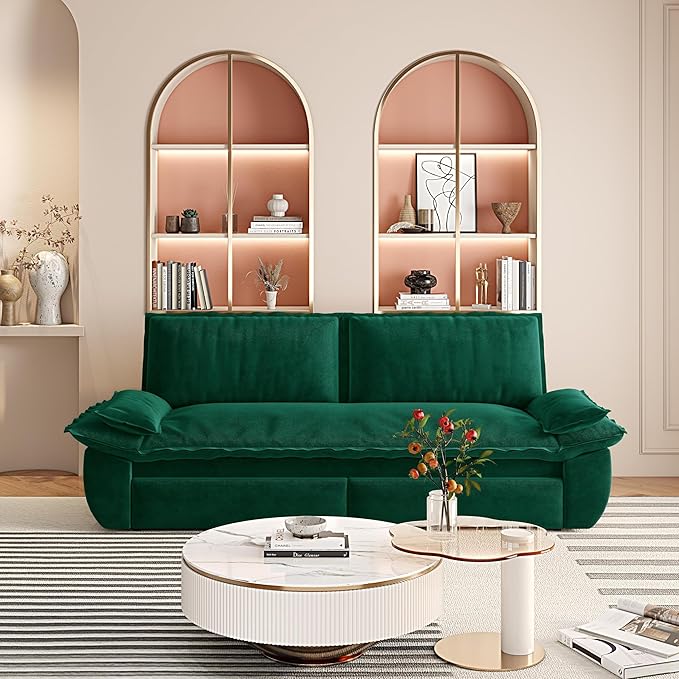 73.2" Sofa Bed Queen, 3-in-1 Pull Out Sofa Bed