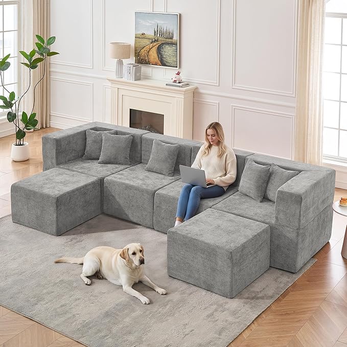 MONVANE Modular Sectional Cloud Couch