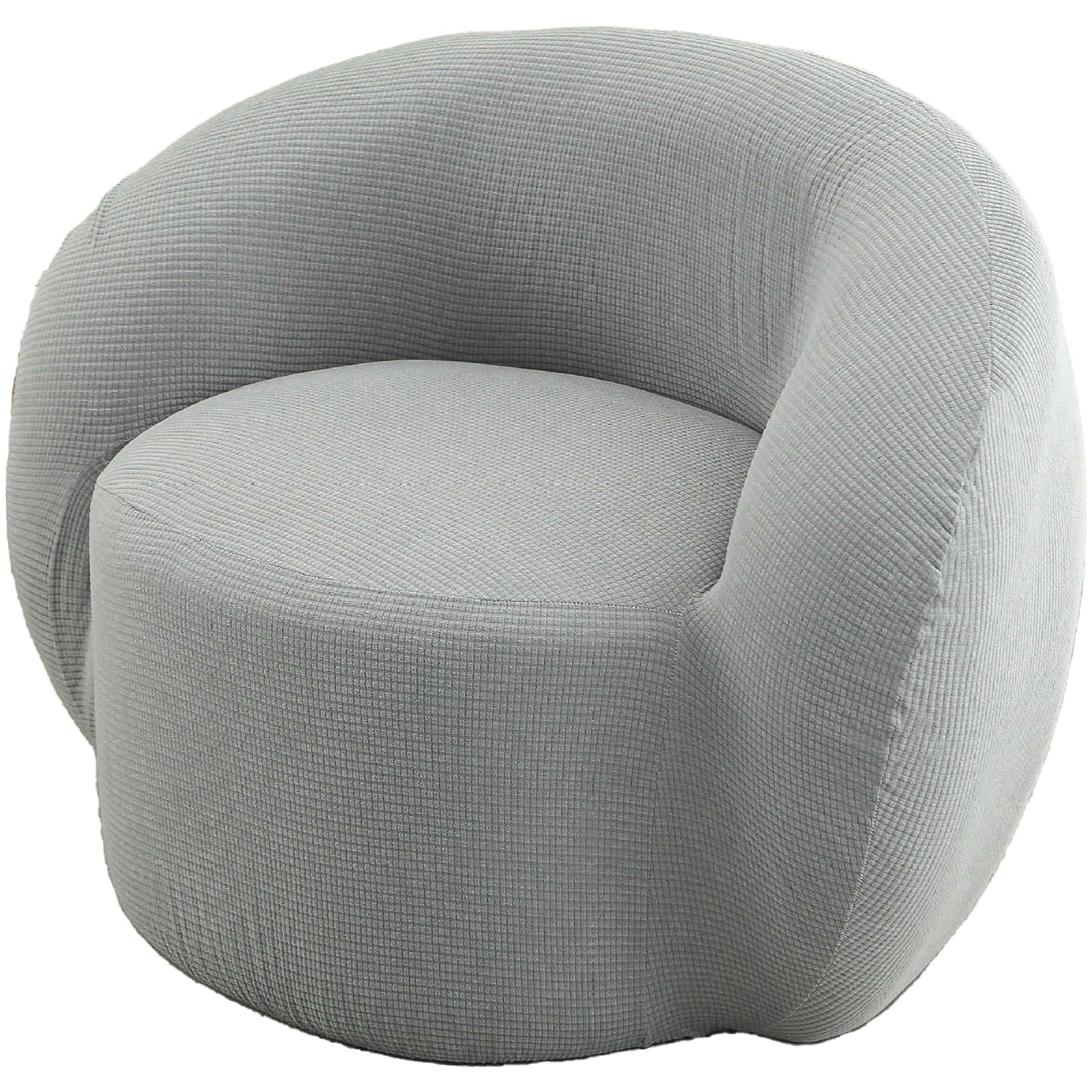 STARINGIRL Stretch Swivel Barrel Chair Sofa Cover Slipcovers Mid Century Modern Accent Chair Modern Curved Cover for Home Hotel Office Cafe Furniture Protector