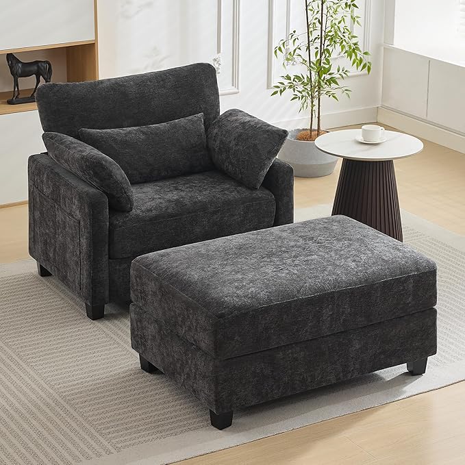 WUTUTUEE 57.5" Oversized Chaise Lounge