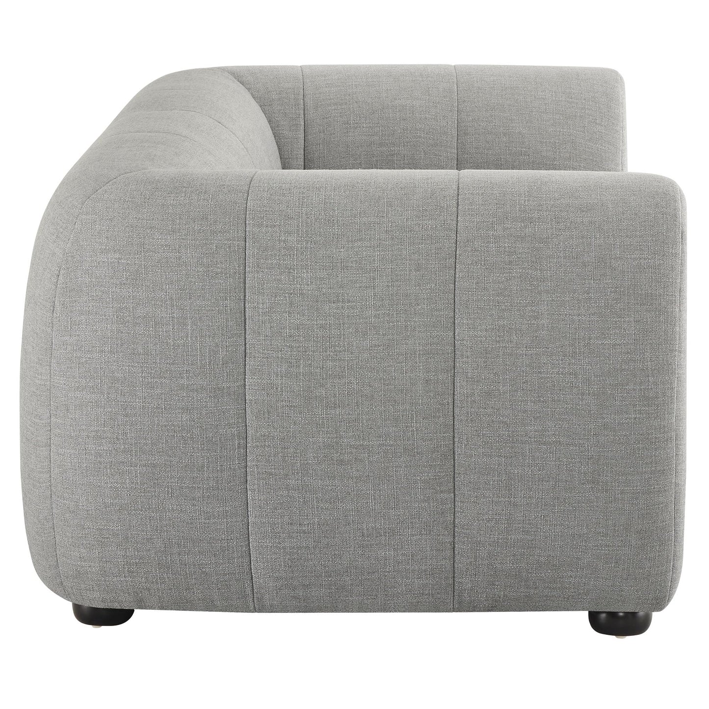 Modway Liana Love Seats, Pewter