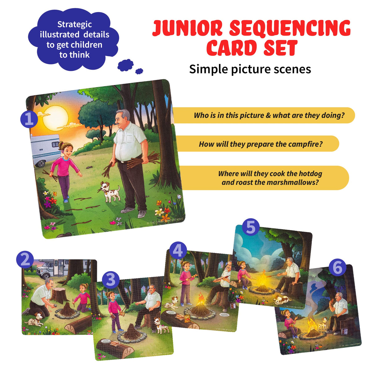 Sequencing Cards, Picture Cards, Storytelling Cards, Speech Therapy Materials, Home School Supplies, ESL, ELL, Social Skills, Combo Set