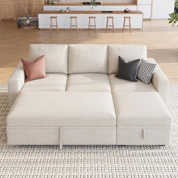 HONBAY Modular Sectional Sleeper Sofa