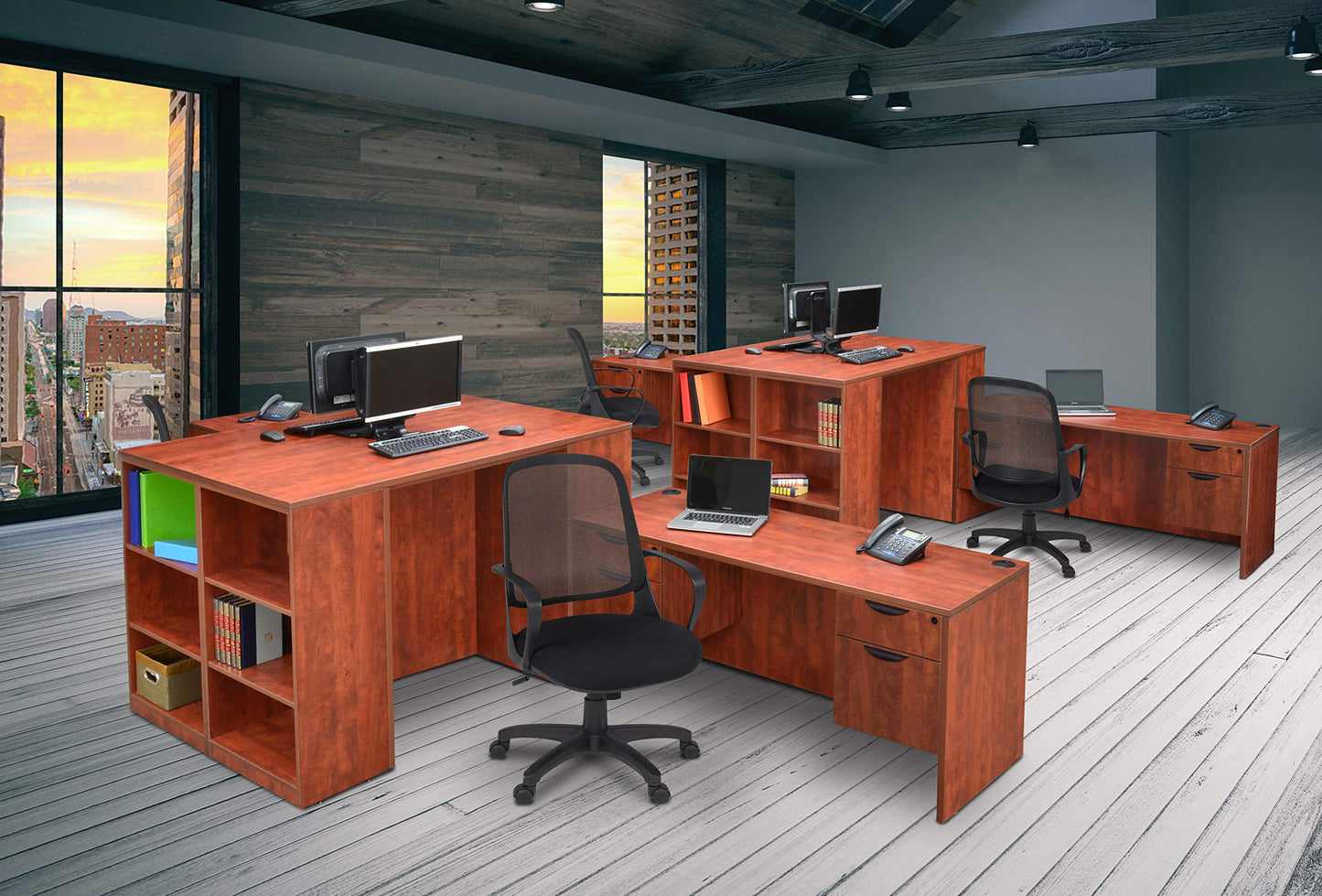 Regency Legacy 71 in. Desk Shell- Cherry