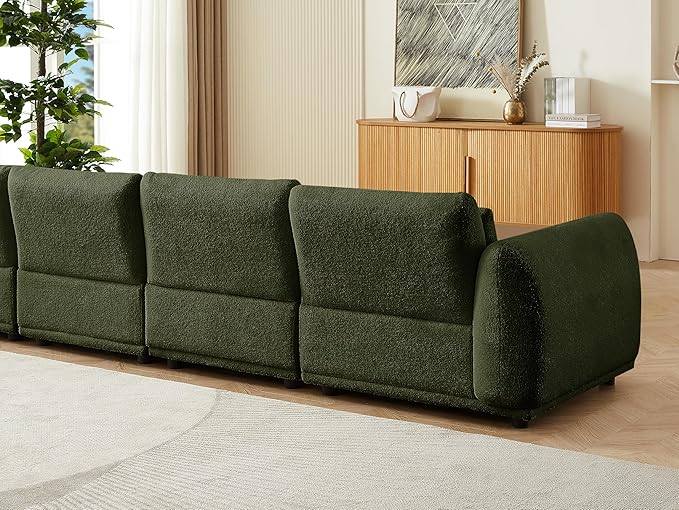 U Shaped Cloud Sectional, Convertible L Shaped Couch