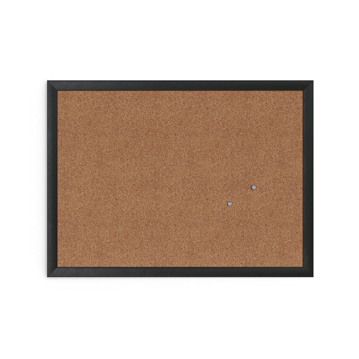 U Brands Cork Bulletin Board, 17" x 23", Black Wood Frame