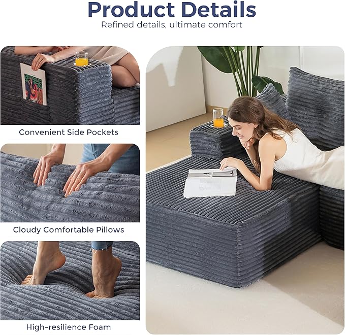 MAXYOYO Modular Sectional Couch