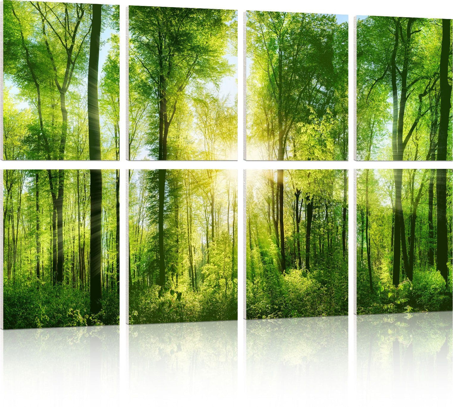 YPY Sound Proofing Panels for Walls: 8 Pack 48"x32" Decorative Art Acoustic Panel Sound Dampening Panels Absorbing Treatment