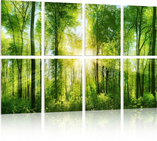 YPY Sound Proofing Panels for Walls: 8 Pack 48"x32" Decorative Art Acoustic Panel Sound Dampening Panels Absorbing Treatment