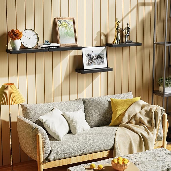 Bellsal Floating Shelves for Wall, Living Room, Bathroom Storage, Book Shelf