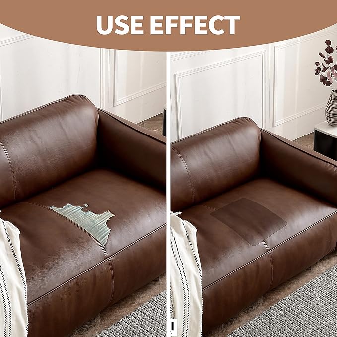 ONine Leather Repair Patch, Self-Adhesive Couch Patch，Multicolor Available
