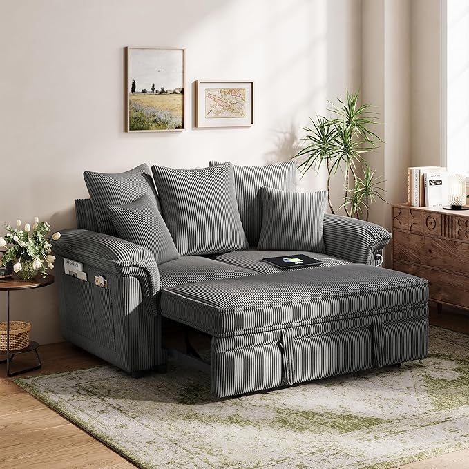 LINSY HOME Sectional Loveseat Sofa
