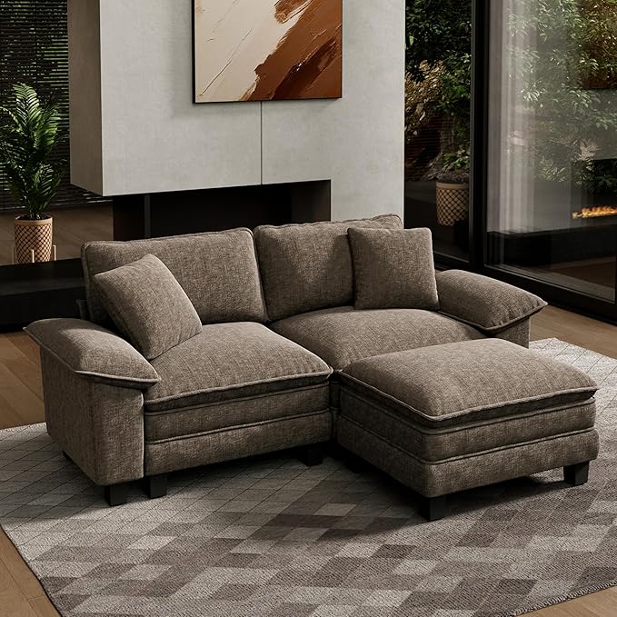 HERA'S HOUSE 88" Modular Sectional Sofa, L Shaped Couches