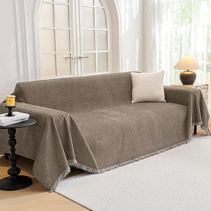 MYSKY HOME Couch Cover for Dogs, Washable Couch Covers, Non Slip Couch Sofa