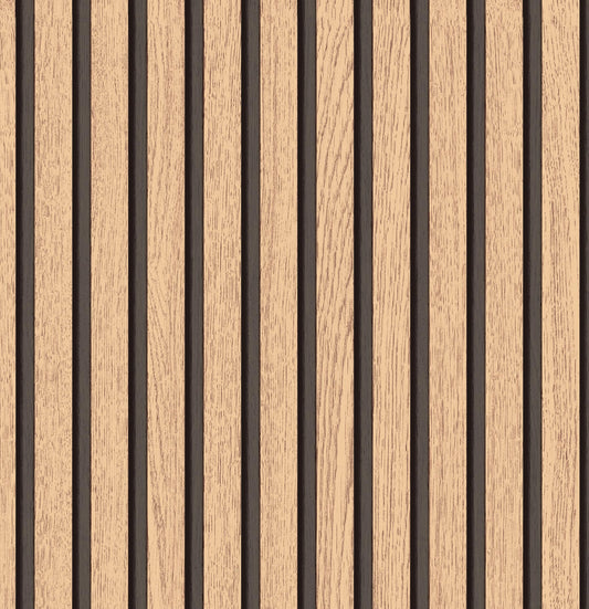 myforHD Wallpaper Peel and Stick Wood Grating Stripe Self-Adhesive Wallpaper Faux Wood Contact Paper Wood Slats Self Adhesive Wall Paper PVC Vinyl Film Removable Waterproof 17.3" x 118"