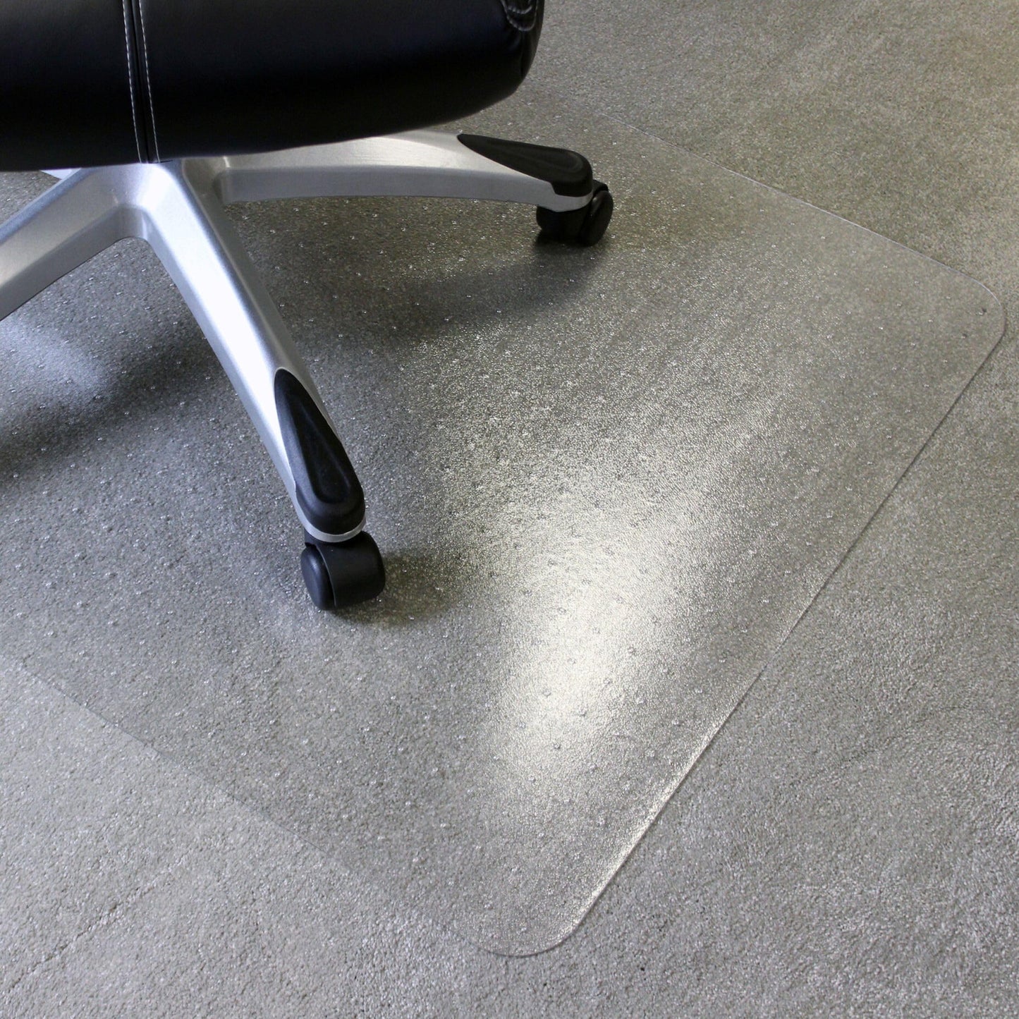 Marvelux Office Chair Mat for Carpeted Floors, Heavy Duty Polycarbonate for Medium Pile Carpets, Rectangular 47" x 53" Clear Office Chair Carpet Protector