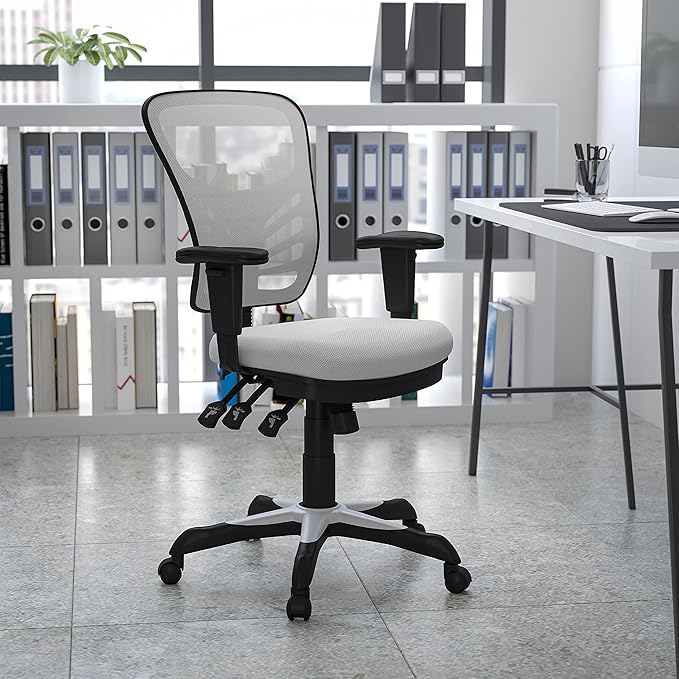 Flash Furniture Nicholas Mid-Back Swivel Office and Gaming Chair, Ergonomic
