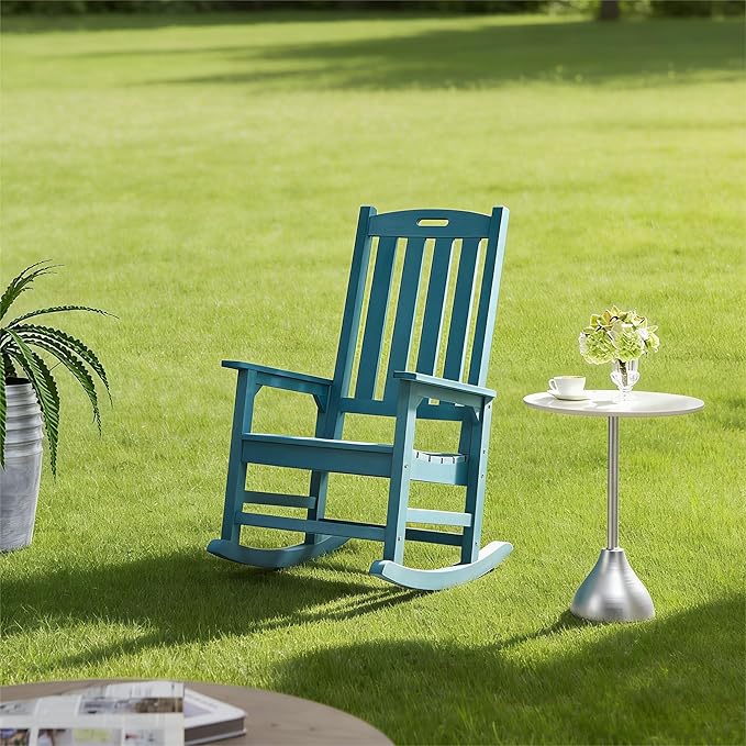 Psilvam Oversized Outdoor Rocking Chair,