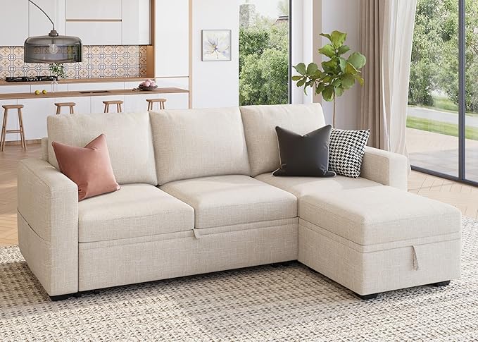 HONBAY Modular Sectional Sleeper Sofa