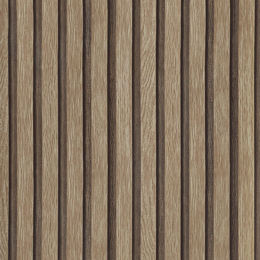 Yun-aeon Natural Wood Peel and Stick Wallpaper Wood Slats - 17.3"x 120" Light Tan Self-Adhesive Waterproof Vinyl Removable Wall Paper for Wall Decor Bedroom