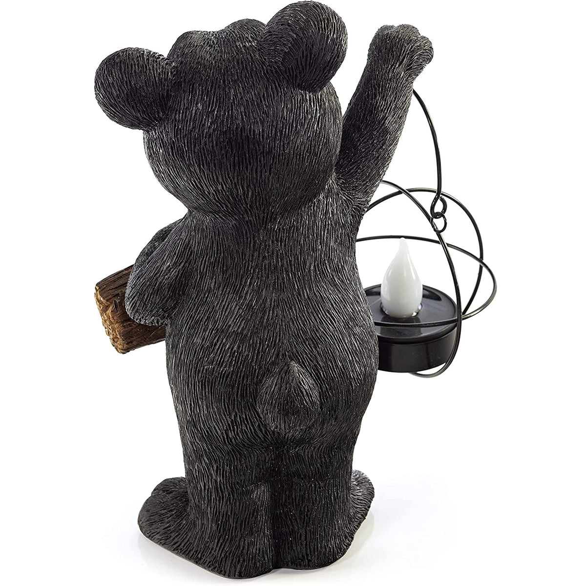 VP Home | Welcome Sign Bear Solar Powered LED - Garden Statue Decor - Outdoor Bear Figurines - Garden Light - Front Yard Decor - Funny Figurine Decor for Outside House, Patio, Yard, and Lawn