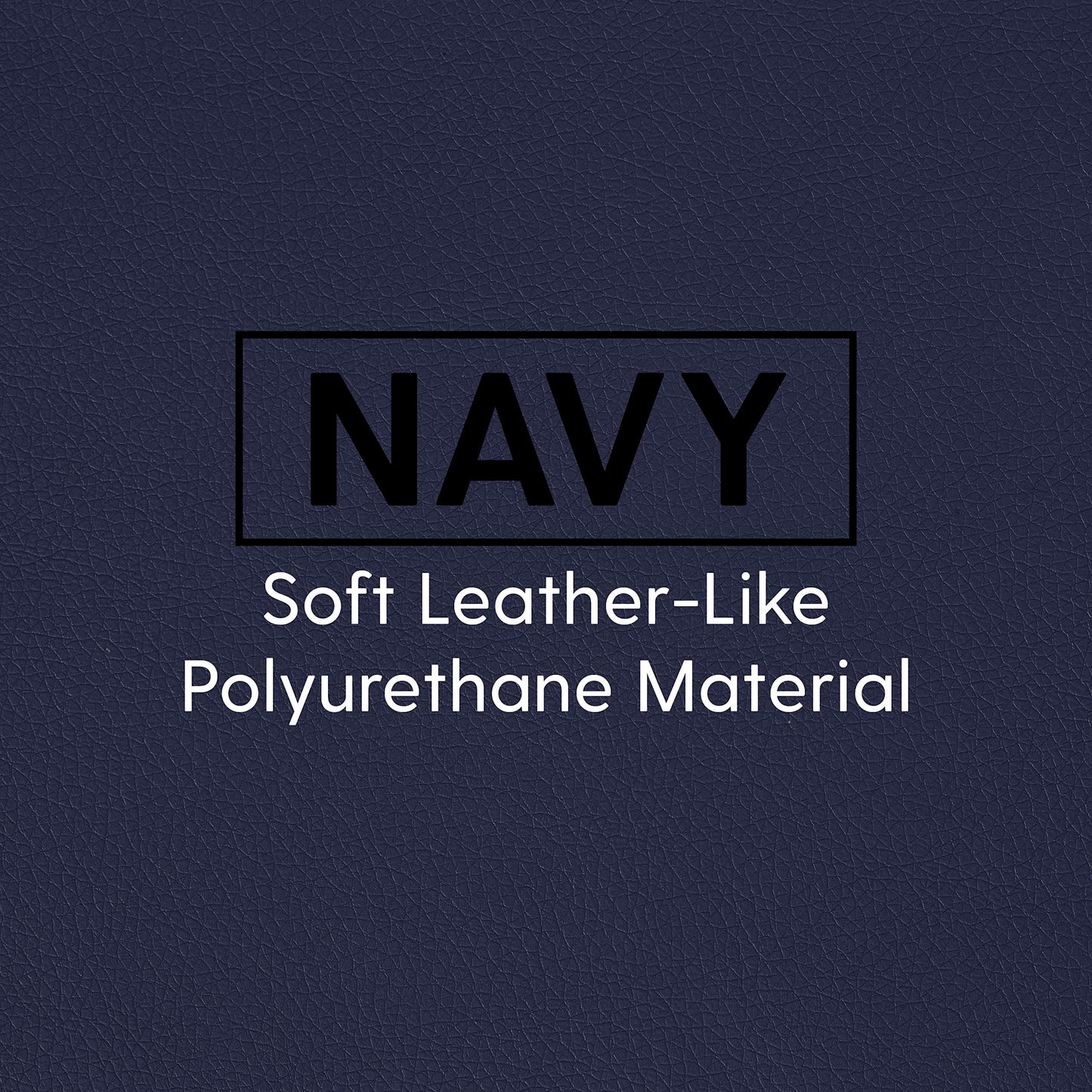 Factory Direct Partners Tufted Rectangle Accent Ottoman Bench Beautifully Upholstered Furniture for Modern Home, Office, Library or Waiting Area Seating, Footstool, Table Use - Navy, 14046-NV