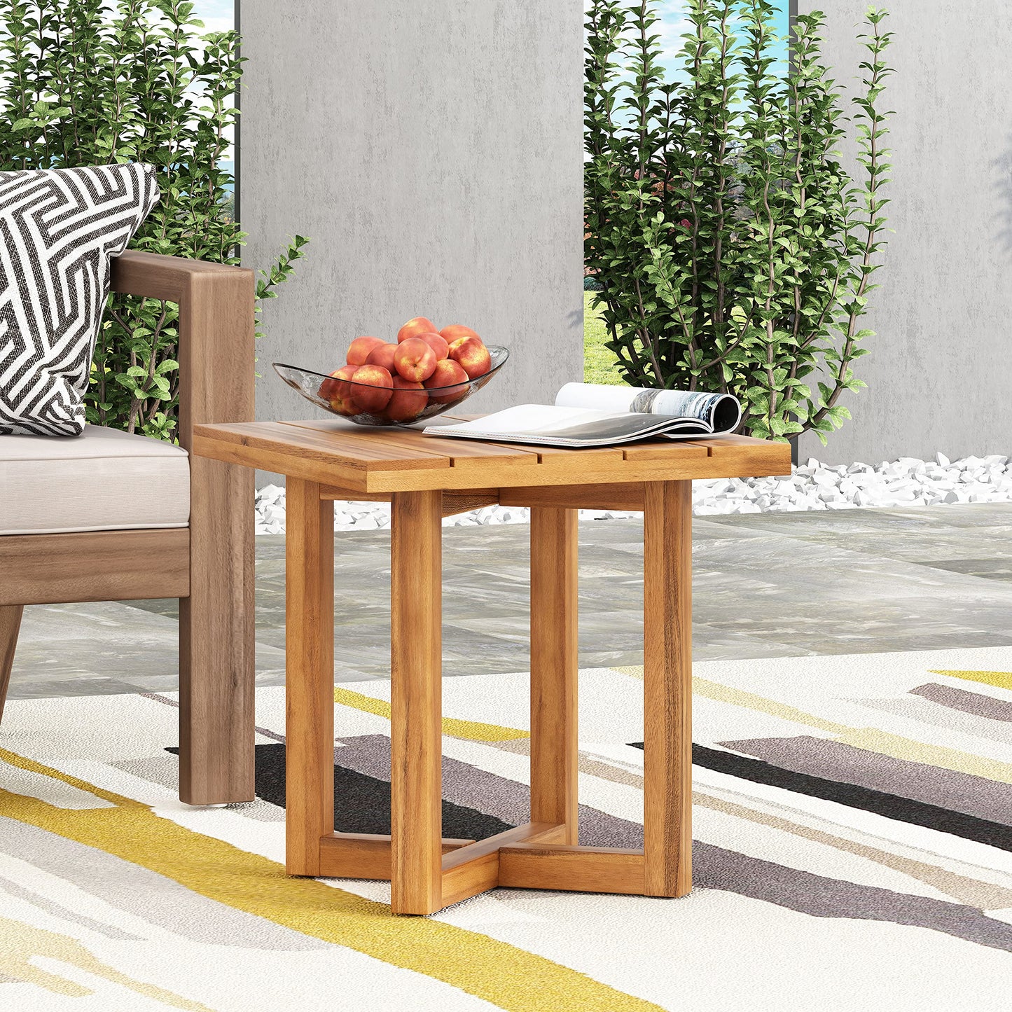 Christopher Knight Home 317111 Hamel End Table, Teak