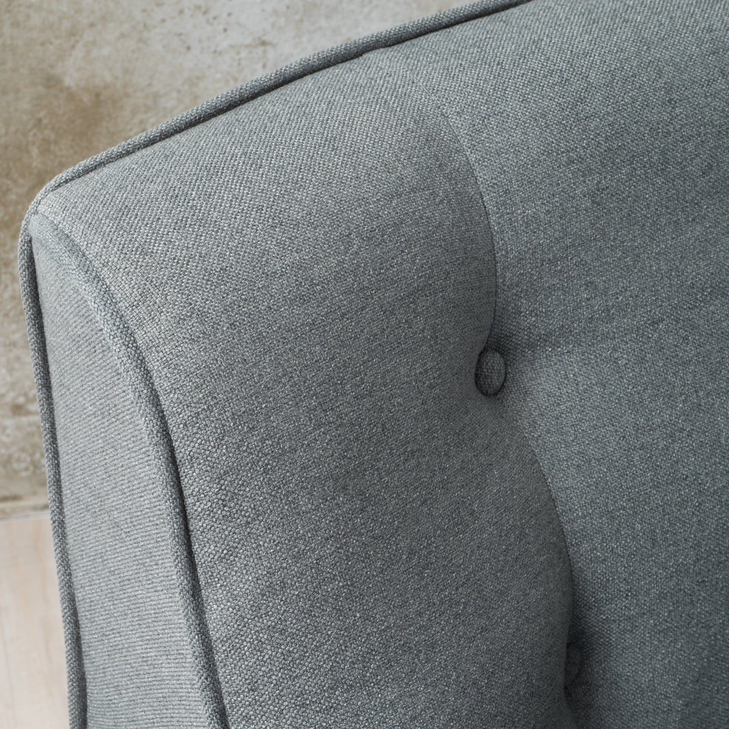 Christopher Knight Home Felicity Mid-Century Fabric Arm Chair, Charcoal 29.5D x 25W x 30.5H Inch