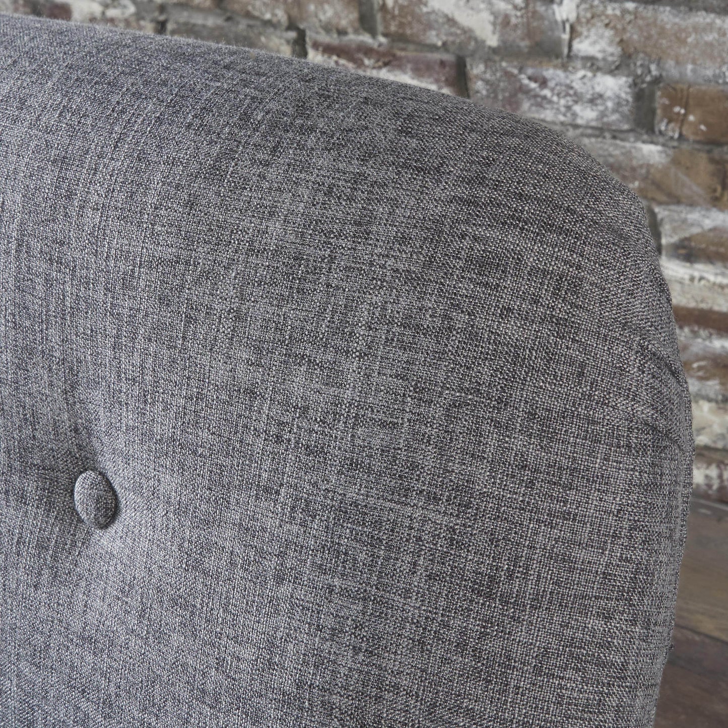 Christopher Knight Home Mariah Mid-Century Modern Loveseat (Grey) and Felicity Mid-Century Fabric Arm Chair (Charcoal)