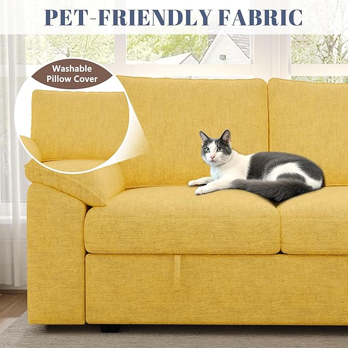 85 Inch Modular Sectional Sofa